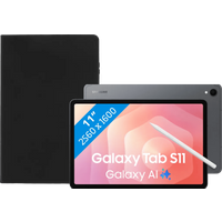 Koop Samsung Galaxy Tab S11 11 inch 256GB Wifi Grijs + Book Case Zwart - 6151129897898