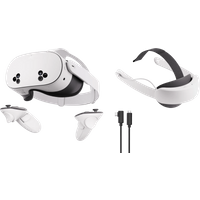 Koop Meta Quest 3S 128GB + BlueBuilt PC Link Cable + Elite Strap met batterij - 6151128991917