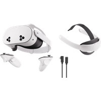 Koop Meta Quest 3S 256GB + BlueBuilt PC Link Cable + Elite Strap - 6151129015018