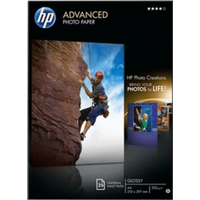 Koop HP Advanced Glossy Fotopapier 25 vel (A4) - 0882780349551